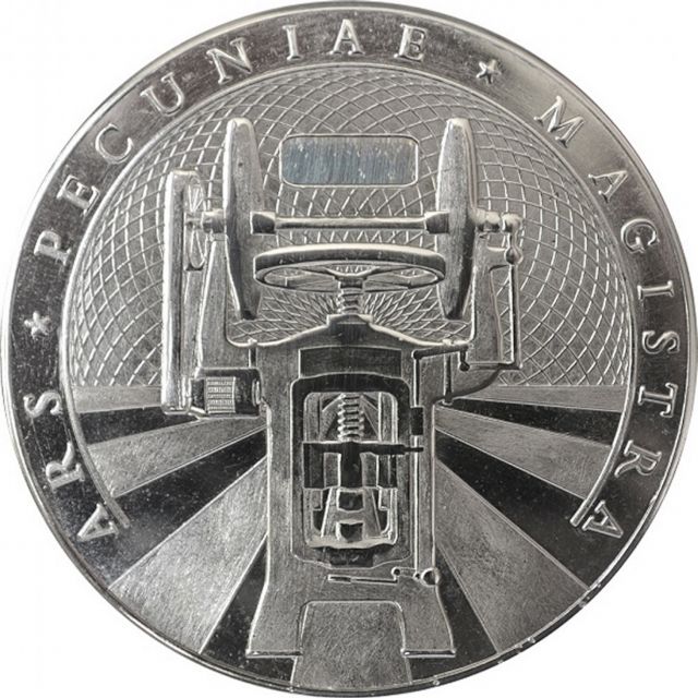 ELLY BALTUS, The Sound of Money (for Art Reserve Bank), 2012. Photo: Hermann Büchner, Berlin