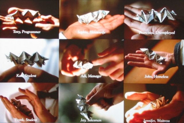 MINGWEI LEE, Money for Art, 1997. Photo: Hermann Büchner, Berlin