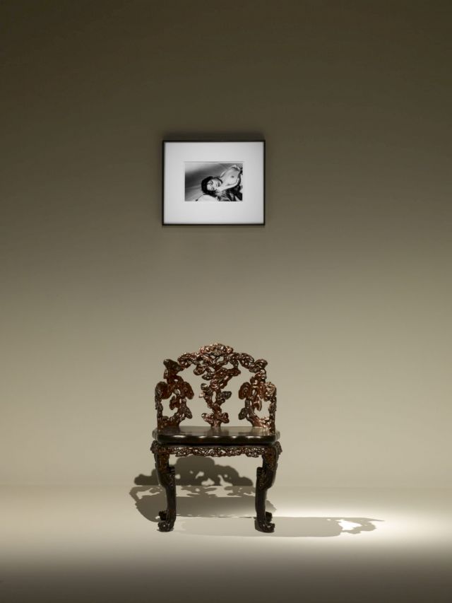 NOBUYOSHI ARAKI, LOVE BY LEICA, 2006/2015; A carved chair with lingzhi motifs, early Qing dynasty 17th century