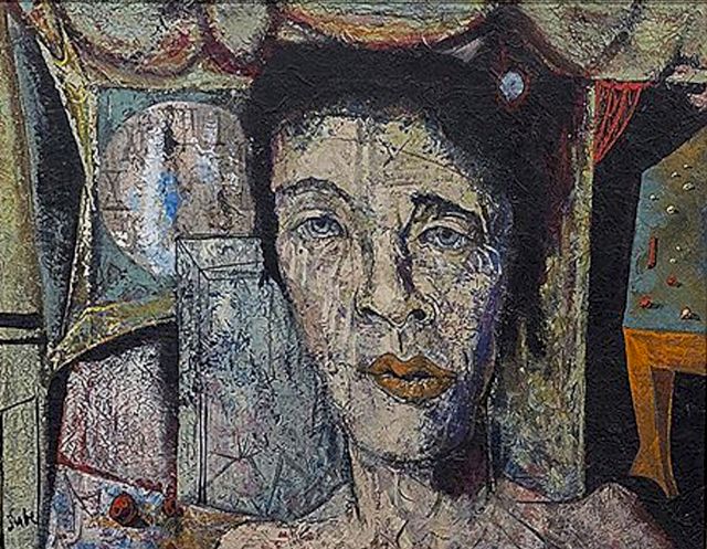 KARL ZERBE, The Mask Of Her Face, 1948