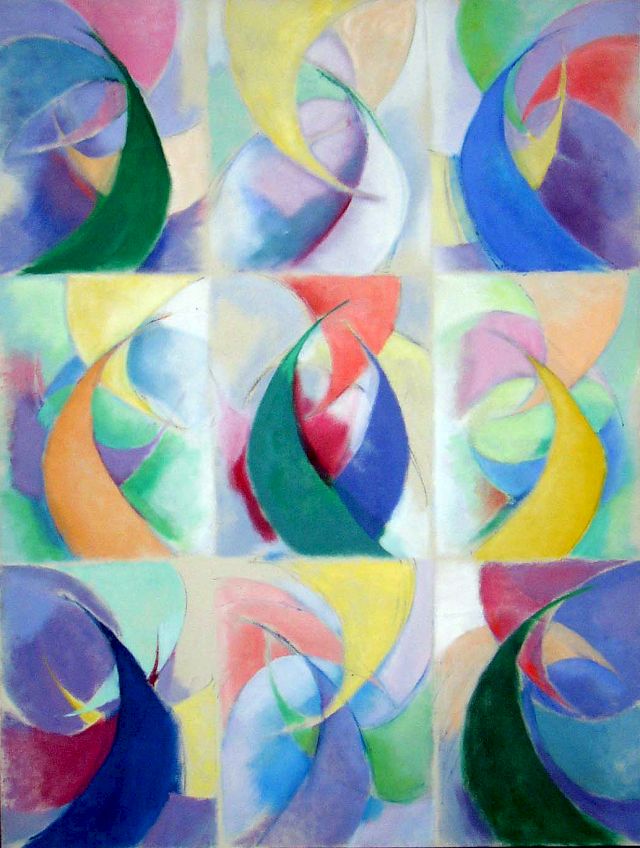 JEAN DAVIDSON, Orbiting Forms, 1974