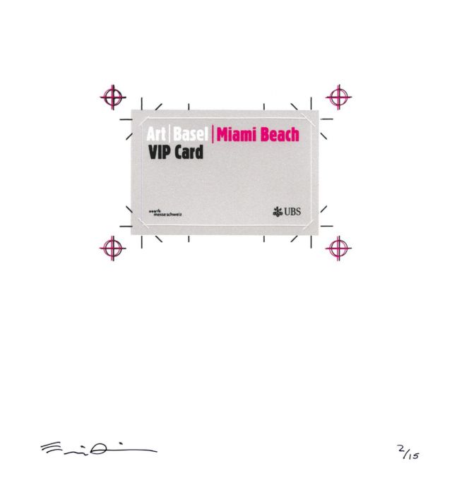 ERIC DOERINGER, Art Basel VIP Card, 2006