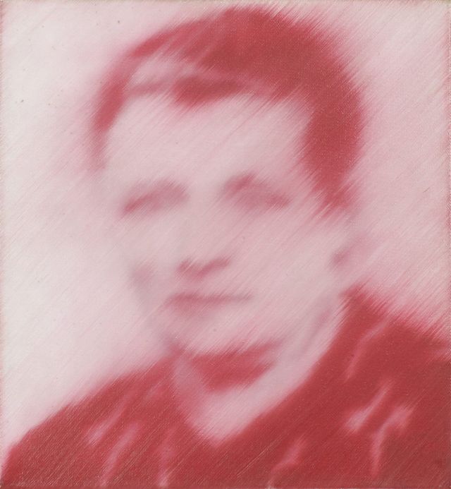 GERHARD RICHTER, Roter Kopf, 1965. © the artist