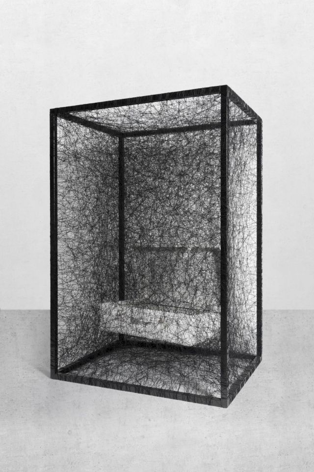 CHIHARU SHIOTA, State of Being (Suitcase), 2012