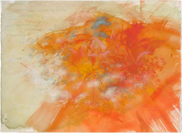 DUNCAN ROBERT ANDERSON, Jupiter’s Great Red Storm, Long Fueled by Adulatory Mimicry of Prairie Dust Clouds, Slowly Dissipating as Final Tremors of Bison Hooves Reach Outer Atmosphere Two Centuries Later, 2015. Courtesy the artist