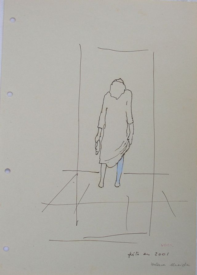 HELENA ALMEIDA, Study for "Voar" (Fly), 2001. Courtesy the artist