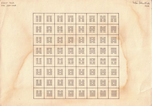 MILAN ADAMCIAK, First Page For John Cage, 1967