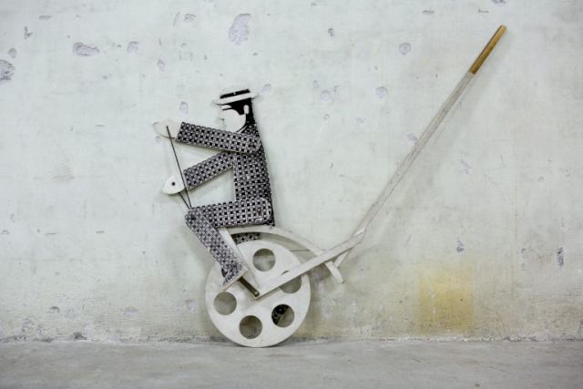 YANNIS GAITIS, Le Cycliste, 1975. Courtesy the Office Gallery. Photo: Antonis Minas