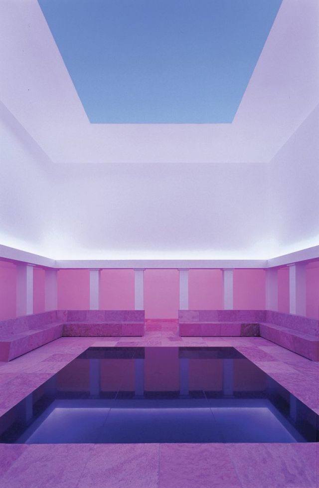 JAMES TURRELL, Unseen Blue, 2002, Installation View at the James Turrell Museum, Colomé, Argentina. © James Turrell, Photo: Florian Holzherr