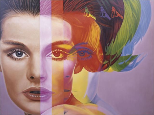 RICHARD PHILLIPS, Untitled (Gossip Girl Spectrum), 2008. Courtesy the artist and The Stolbun Collection