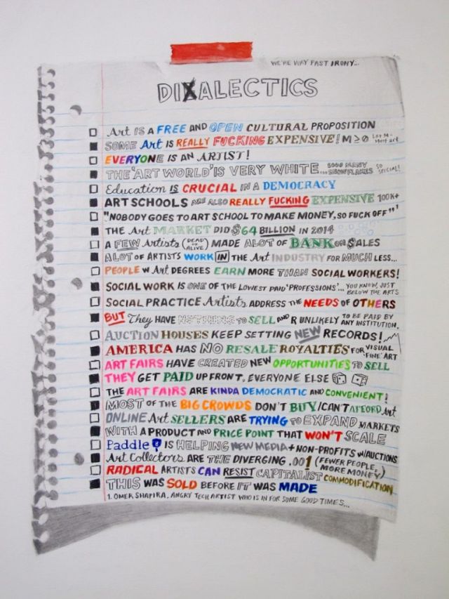 WILLIAM POWHIDA, Diealectics, 2014. Courtesy the artist; Postmasters, New York; The Stolbun Collection