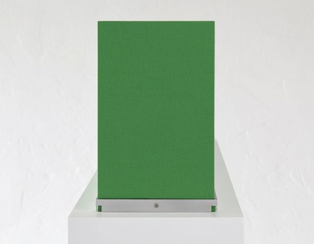 STEVEN BALDI, Fujifilm green extrusion (Thomas Duncan Gallery South Wall L2) 2015, 2015. Courtesy the artist; Thomas Duncan Gallery, Los Angeles; The Stolbun Collection