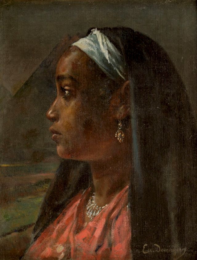 ERVAND DEMERDJIAN, Nubian Girl. Courtesy Safarkhan Art Gallery and Barjeel Art Foundation, Sharjah