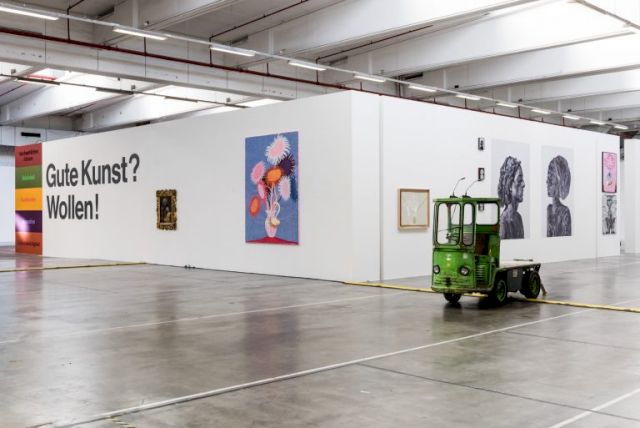Installation View "Gute Kunst? Wollen!" at Auf AEG, Nürnberg. Photo: Niels Petersen