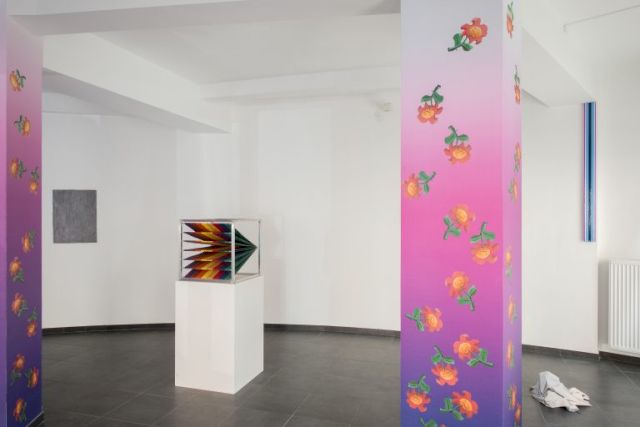 LIGHIERO BOETTI Zig Zag, 1966; CHASON MATTHAMS sdf copy, 2015. Courtesy the artists