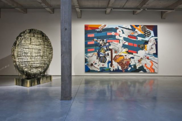 Installation View of Sterling Ruby and Franz Ackermann at the Vanhaerents Art Collection. Courtesy Vanhaerents Collection