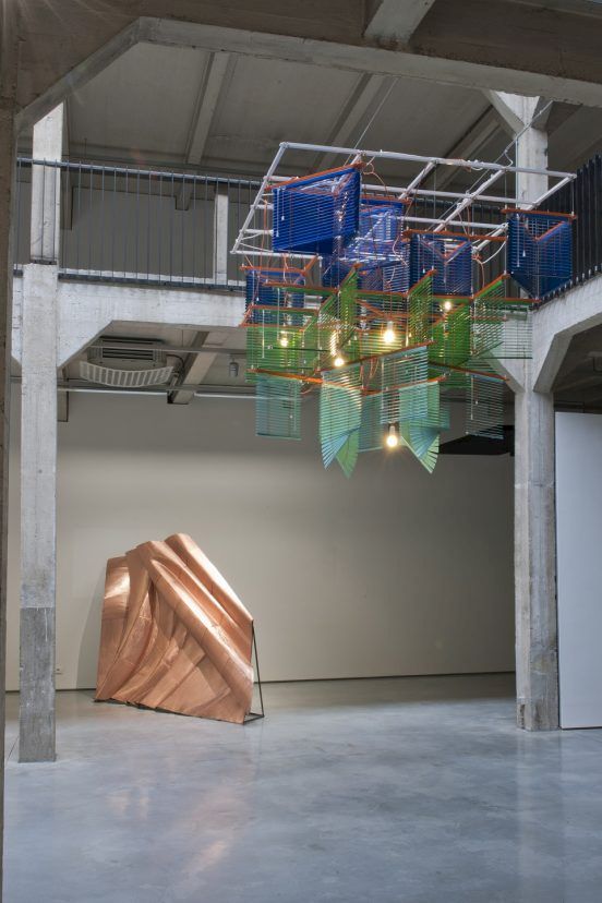 Installation View of Danh Vo and Haegue Yang at the Vanhaerents Art Collection Courtesy the artists and Vanhaerents Art Collection