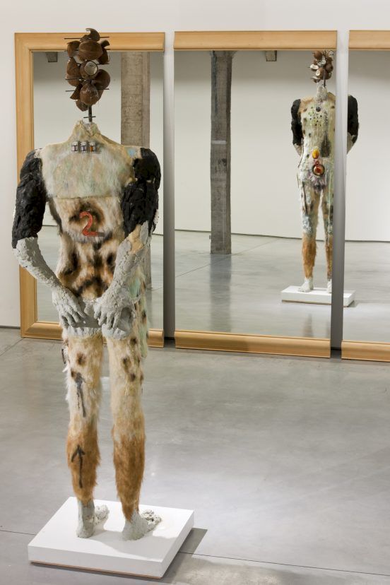 DAVID ALTMEJD, Figure with Black Arms and Strawberry, 2013. Courtesy the artist and Vanhaerents Art Collection