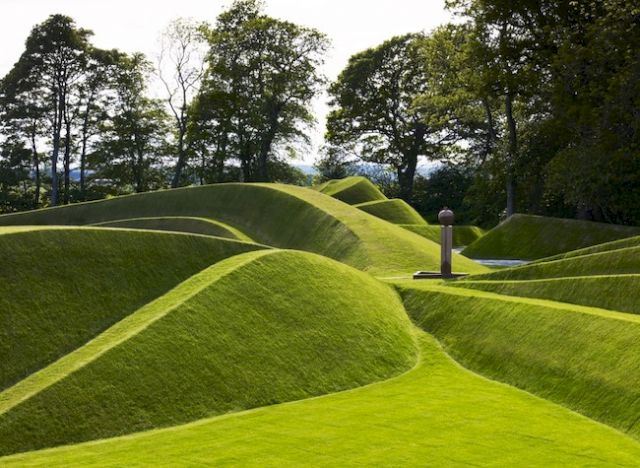 CHARLES JENCKS, Cells of Life, 2005. Courtesy Jupiter Artland, Photo: Allan Pollok Morris