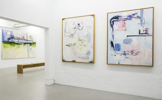 Installation view from the Bjarne Melgaard exhibition "Expected / Unexpected" at KaviarFactory, Norway. Courtesy the artist and KaviarFactory, Norway