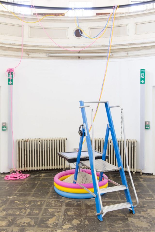 Installation view from Zabludowicz Collection: 20 Years, 2015. Photo: Tim Bowditch, Zabludowicz Collection, 2015