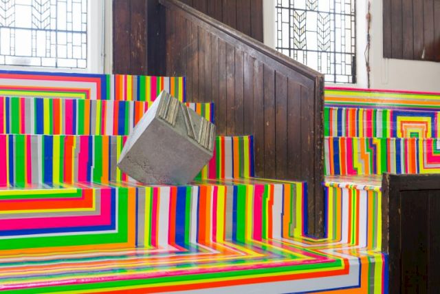 Installation view from Zabludowicz Collection: 20 Years, 2015. Photo: Tim Bowditch, Zabludowicz Collection, 2015