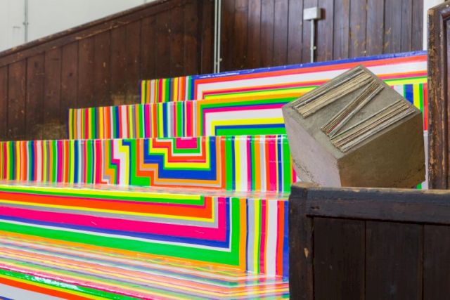 Installation view from Zabludowicz Collection: 20 Years, 2015. Photo: Tim Bowditch, Zabludowicz Collection, 2015