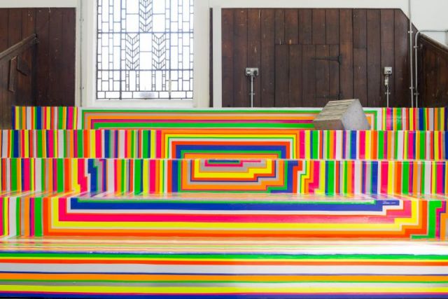 Installation view from Zabludowicz Collection: 20 Years, 2015. Photo: Tim Bowditch, Zabludowicz Collection, 2015