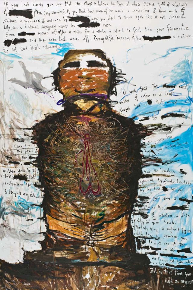 ELKE KRYSTUFEK, Moai 1 Time, 2006. Courtesy the Elgiz Museum