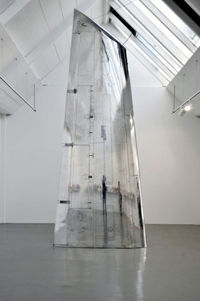 FIONA BANNER, Nude Wing, 2011. Courtesy the artist