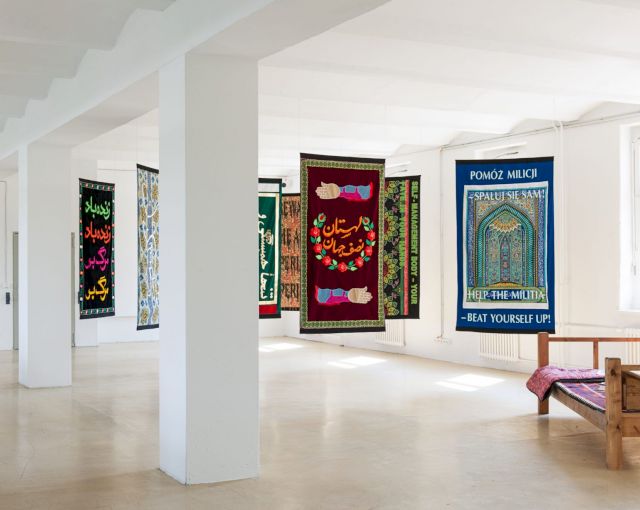 SLAVS AND TATARS, Friendship of Nations – Polish Shi’ite Showbiz, 2011 (installation view). Photo: Wolfgang Stahr