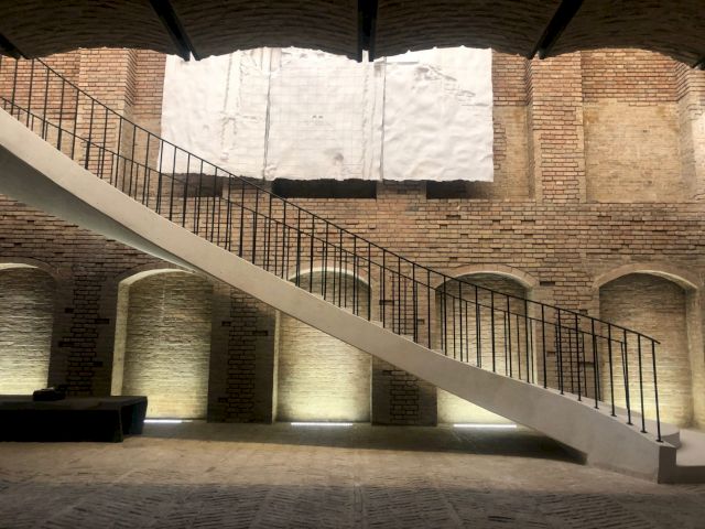 Installation view of NAZGOL ANSARINIA, The Room Becomes a Street, 2019, at Argo Factory, Pejman Foundation, Tehran. Photo: Hamid Eskandari & Shima Mirsaeidi