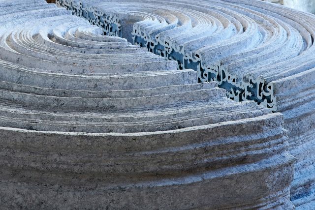 NAZGOL ANSARINIA, Article 43 (from the series Pillars), (detail) 2019. Photo: Hamid Eskandari & Shima Mirsaeidi