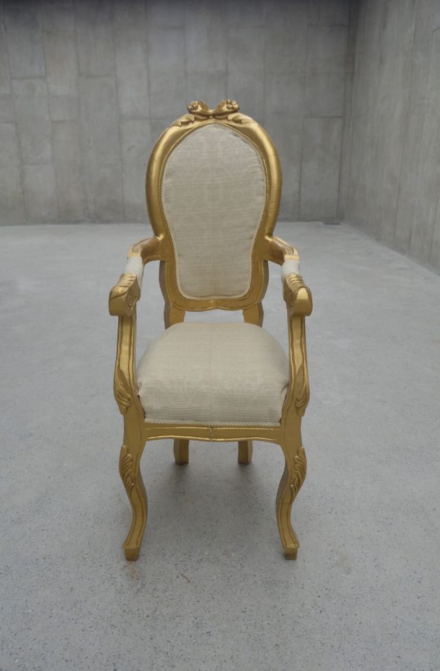 NAZGOL ANSARINIA, Mendings (Gold Chair), 2012