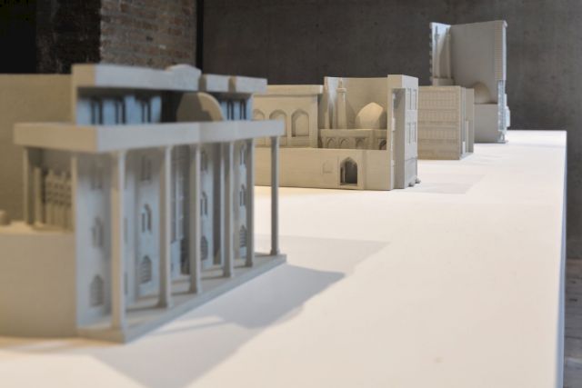 Installation view of NAZGOL ANSARINIA, The Room Becomes a Street, 2019, at Argo Factory, Pejman Foundation, Tehran. Photo: Hamid Eskandari & Shima Mirsaeidi