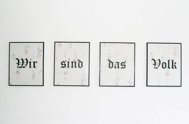 Henrike Naumann,’ Four Word’, 2015. Courtesy the artist