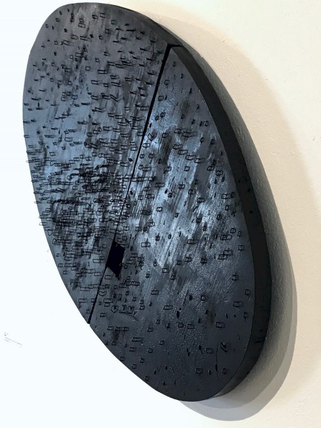 Woodwork by René Düsel - currently on view at ARtBON. @René Düsel