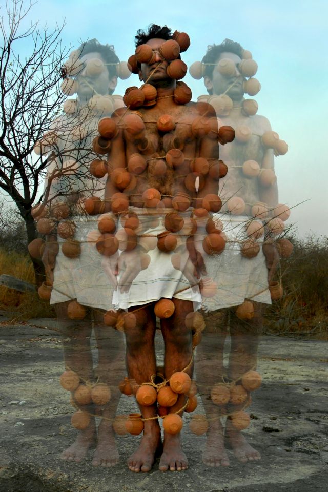 MADHU DAS Landscape of Confronted Abstraction, 2013, Artwork courtesy: @Saloni Doshi, Space118, Image Copyright: @Madhu Das