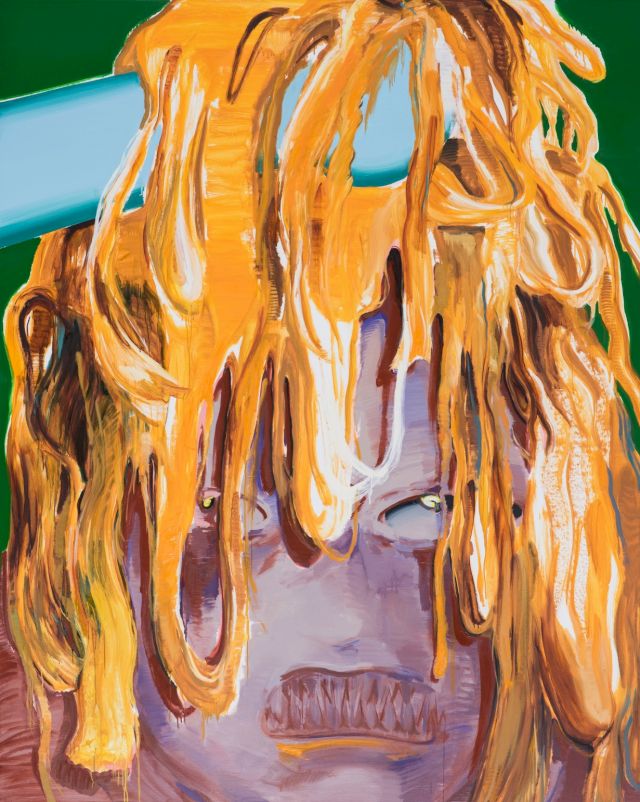 Lee Eunsae, Night Freaks - The Grasped Head, oil on canvas, 227.3x181.8cm, courtesy of the artist & Lee Soyoung