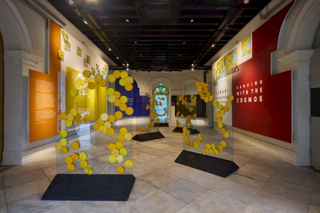 Exhibition: Dancing with the Cosmos: 3 Decades of Work from Kumari Nahappan, 2023. Photo: Courtesy The Private Museum, Singapore