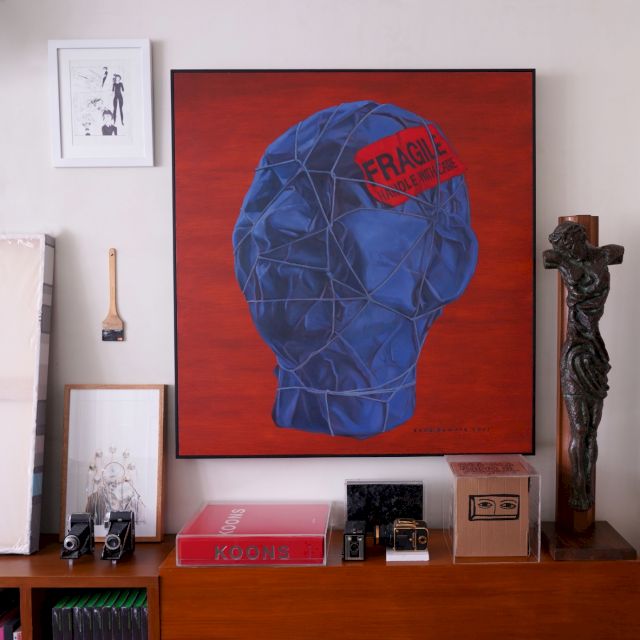 Yusra Martunus, Agus Suwage, Eko Nugroho, Gregorius Sidharta. Photo: Courtesy of Indra Leonardi