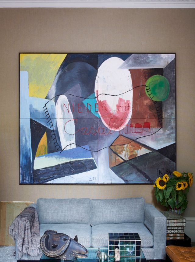 Martin Kippenberger, 'Nieder mit Casablanca', 1984. Photo: Mark Griffiths