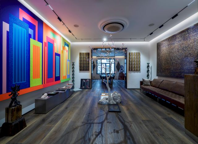 Works by İlhan Koman, Peter Halley, Alicja Kwade, Şakir Gökçebağ, Abdurrahman Öztoprak, Hans Op De Beeck, Tayfun Erdoğmuş. Photo: Barış Özçetin