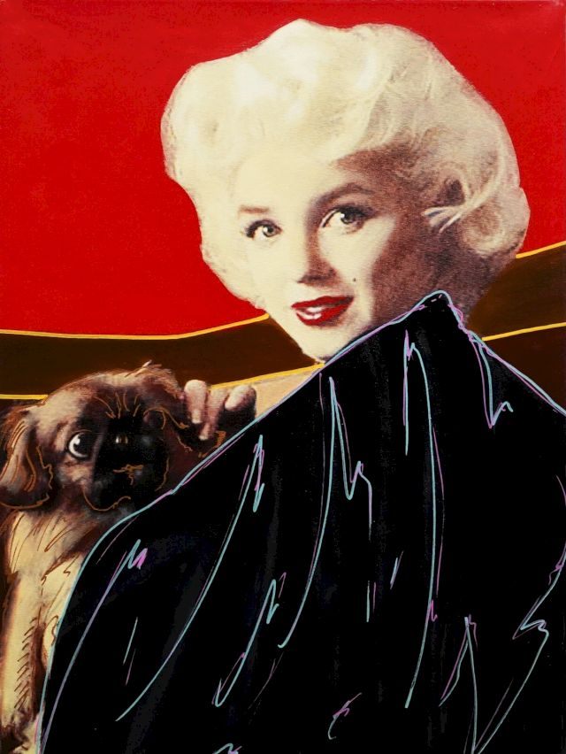 Steve Alan Kaufman, 'Monroe with Puppy', 47 x 62 cm. Photo: Courtesy of Durchgang Gallery