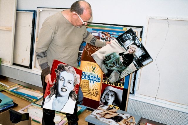 Portrait of Martin Steppacher at Galerie Durchgang. Photo: John Patrik Walser