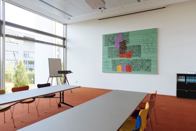 Kienbaum Headquarter Cologne. Jonathan Lasker, 'When Dreams Work', 1992. Photo: Bozica Babic © The Kienbaum Collection