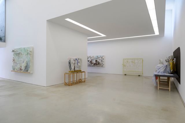 Installation view, solo exhibition by Lin May Saeed, 'The Herd at the Watering Hole', 11 May - 24 August 2025. Photo by Peter Cox