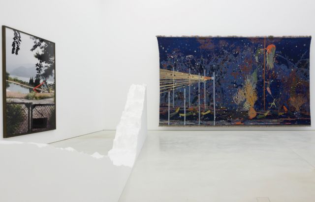 Installation view, group exhibition 'Trouble wandering (to eternity)', 21 September - 05 May 2023. Photo by Peter Cox