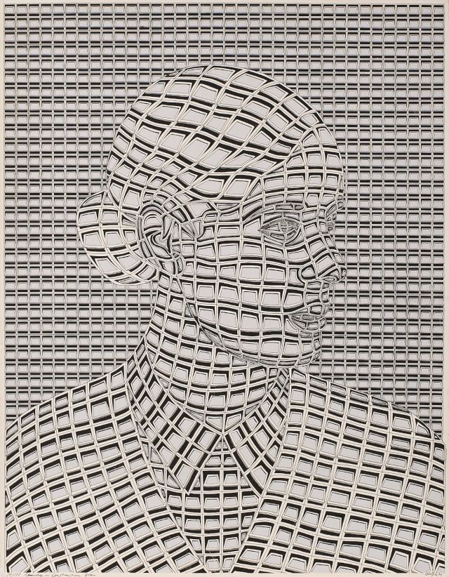 Thomas Bayrle, 'Anarchy in construction, grey'. Courtesy of A Private Collection