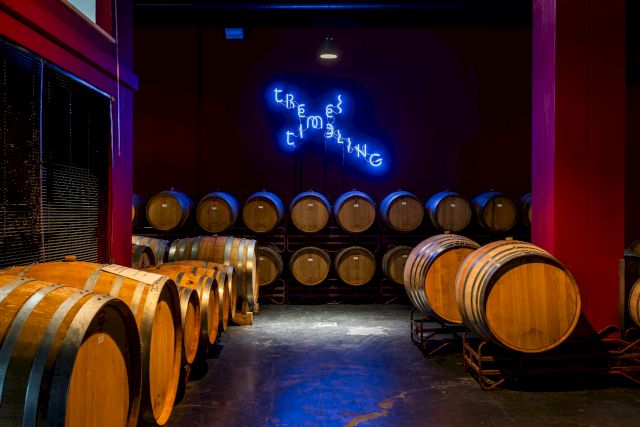 Yael Bartana, 'Trembling Times', neon, 2017. Photo by Lais Pereira